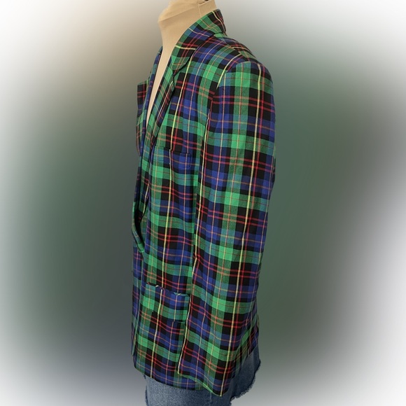 Vintage JH Collectibles Plaid Blazer Jacket - Picture 2 of 8